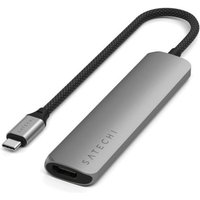 Usb-c 6-in-1 Slim Multiport Adapter 4K Space Grey - Satechi Usb-c 6-in-1 Slim Multiport Adapter 4K Space Grey - Satechi von SATECHI