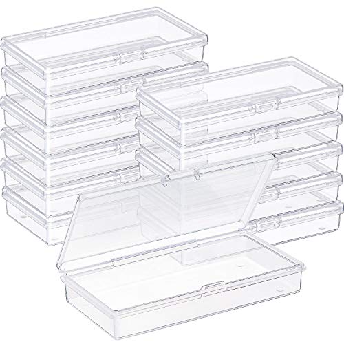 SATINIOR Satinor Aufbewahrungsbox für Perlen, aus Kunststoff, transparent, mit Scharnierdeckel, für Perlen und mehr SATINIOR Satinor Aufbewahrungsbox für Perlen, aus Kunststoff, transparent, mit Scharnierdeckel, für Perlen und mehr von SATINIOR