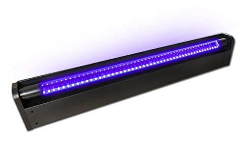 SATISFIRE® Schwarzlicht LED-UV-Röhre 60cm Komplettset | 10W High Power | ca. 30.000 Stunden Lebensdauer | bruchsicher | wechselbare Röhre | Blacklight von SATISFIRE