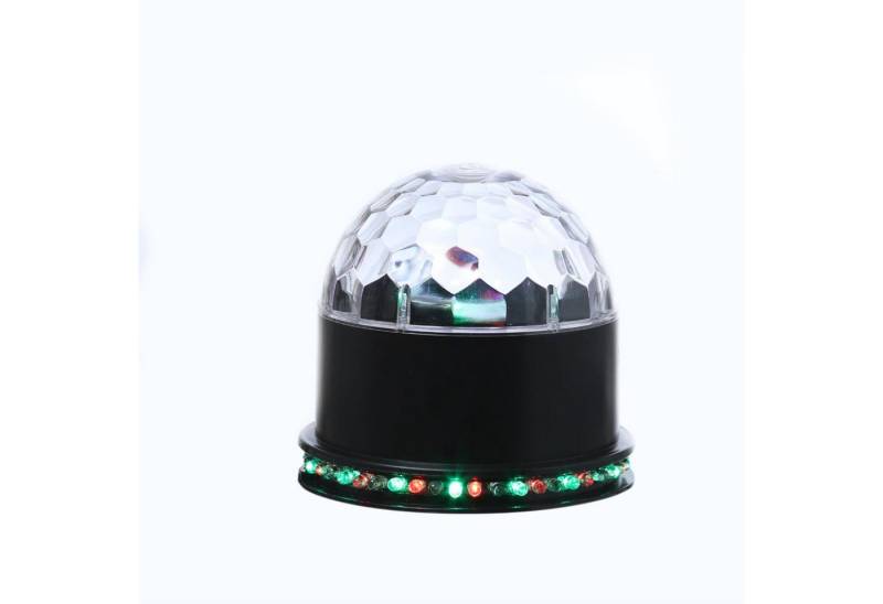 SATISFIRE Discolicht LED Party Discoeffekt SATURN Strahleneffekt mit Lichtkranz Lichteffekt, RGB (rot, grün, blau) von SATISFIRE
