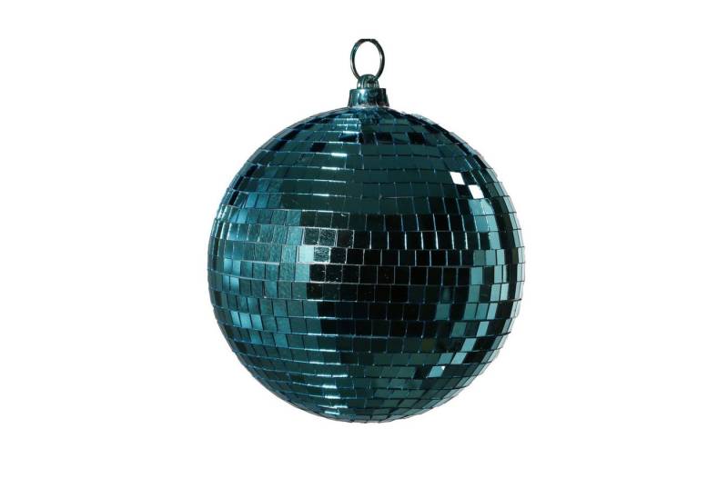 SATISFIRE Discolicht Spiegelkugel 20cm blau Discokugel Mirrorball Party Disko Deko von SATISFIRE