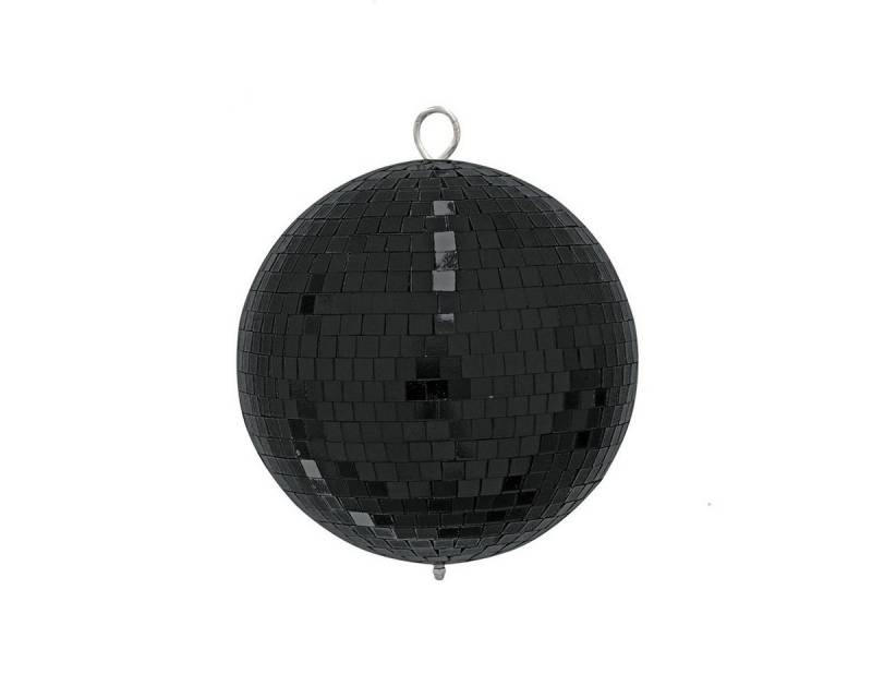 SATISFIRE Discolicht Spiegelkugel 20cm schwarz Discokugel Mirrorball Party Disko Deko von SATISFIRE