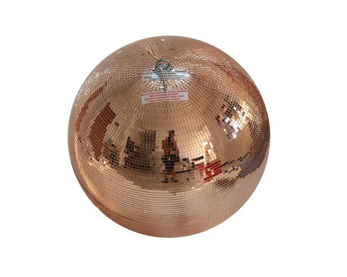 SATISFIRE Discolicht Spiegelkugel 40cm kupfer Safety Discokugel Mirrorball Party Disko Deko SATISFIRE Discolicht Spiegelkugel 40cm kupfer Safety Discokugel Mirrorball Party Disko Deko von SATISFIRE