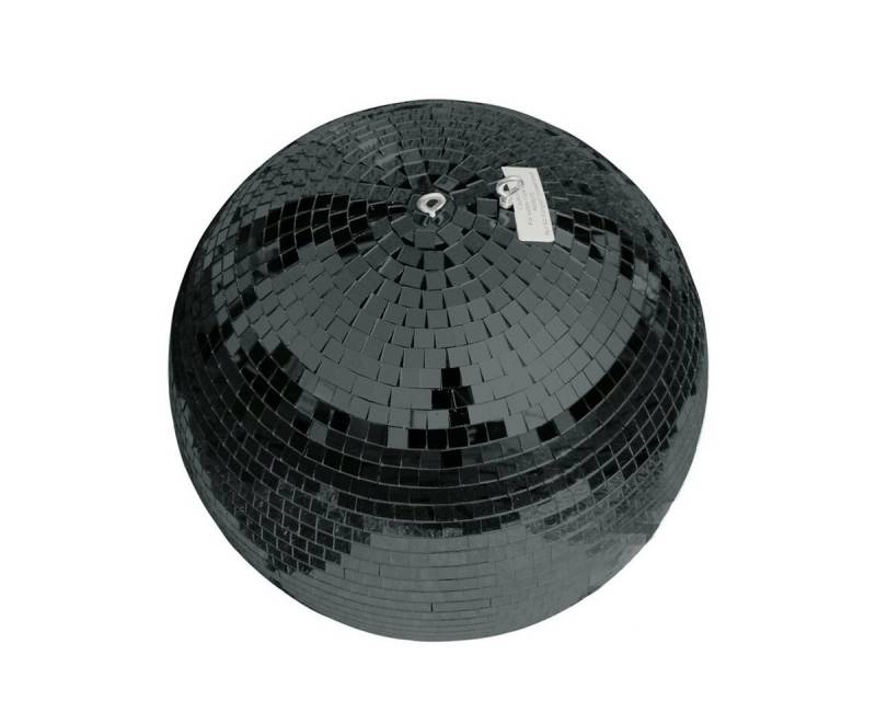 SATISFIRE Discolicht Spiegelkugel 40cm schwarz Discokugel Mirrorball Party Disko Deko von SATISFIRE