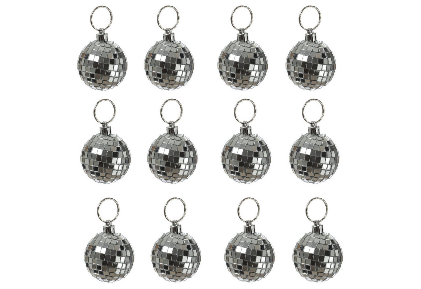 SATISFIRE Discolicht Spiegelkugel 5cm Mini Discokugel coole Party Disko Deko silber 12Stück SATISFIRE Discolicht Spiegelkugel 5cm Mini Discokugel coole Party Disko Deko silber 12Stück von SATISFIRE