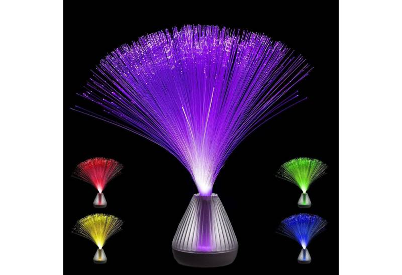 SATISFIRE LED Dekolicht LED Glasfaserlampe FIBER PUNK Fiberglaslampe LED Farbwechsel USB, LED Classic, mehrfarbig / bunt von SATISFIRE