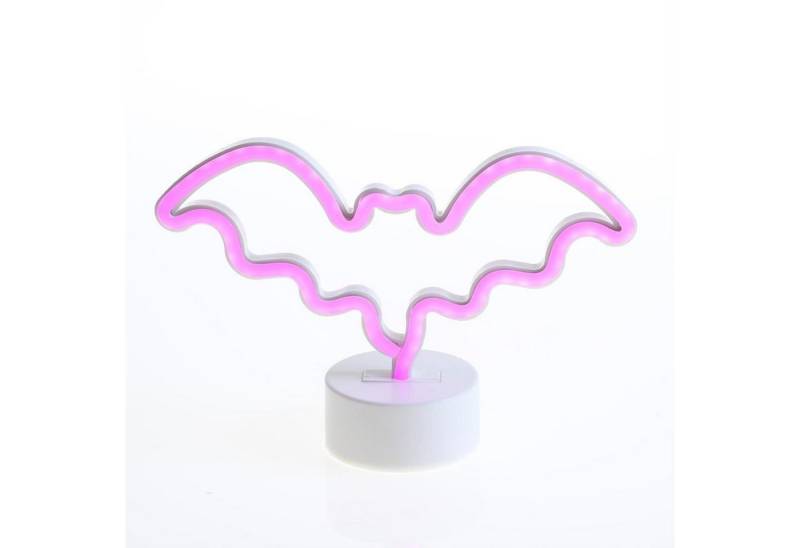 SATISFIRE LED Dekolicht LED NEON Figur Fledermaus Neonlicht Schild Leuchtfigur USB 17cm pink, LED Classic, pink SATISFIRE LED Dekolicht LED NEON Figur Fledermaus Neonlicht Schild Leuchtfigur USB 17cm pink, LED Classic, pink von SATISFIRE
