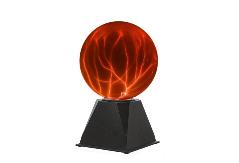 SATISFIRE LED Dekolicht Plasmakugel Plasmaball Retro Lichteffekt Blitzshow Automatik orange, amber von SATISFIRE