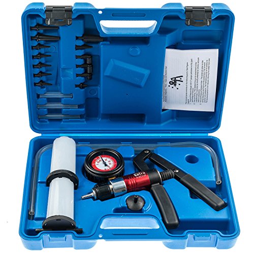 S-XC1VP Vakuumpumpe Universalpumpe mit Saug- und Druckfunktion inkl. Koffer mit vielen Adaptern und Schläuchen von Satra