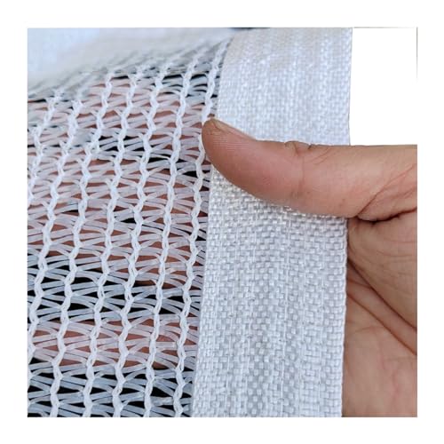 Schattierungsnetz 50% Schattierung Rate Shade Net mit Ösen Schatten Mesh Tarp für Außen Kettenglied Patio Wand Garten Hof(Size:2x4.0m/6.6x13ft) von SATRJT