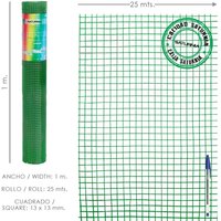 Saturnia - Malla Electrosoldada Plastificada Corral 13x13 / 100 cm. / Rollo 25 metros von SATURNIA