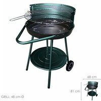 Saturnia - Runder Apache-Grill mit Tablett 68 x 50,8 x 81 (Alt) cm. von SATURNIA