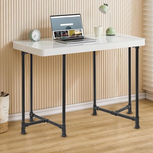 2 Stück Tischbeine Industrie Design Metall Schreibtischbeine 28 Zoll Tischbeine Satz von 2 Für Schreibtisch Esstisch 200kg Traglast 28 Inch Höhe Schwarz von SAUADY