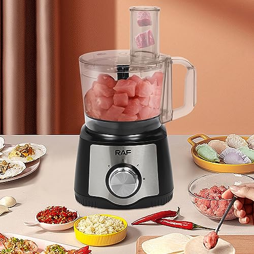 7 in 1 Küchenmaschine–16000RPM–600W zu großen Verarbeitungsbechern Zerkleinerungsscheiben Mischbechern Mahlbechern Silber Schwarz 7 in 1 Küchenmaschine–16000RPM–600W zu großen Verarbeitungsbechern Zerkleinerungsscheiben Mischbechern Mahlbechern Silber Schwarz von SAUADY