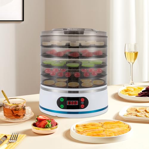 Elektrische Lebensmittel Trockner Maschine Lebensmittel-Dehydrator kann verschiedene Früchte Gemüse Fleisch 28 * 32CM Weiß Elektrische Lebensmittel Trockner Maschine Lebensmittel-Dehydrator kann verschiedene Früchte Gemüse Fleisch 28 * 32CM Weiß von SAUADY