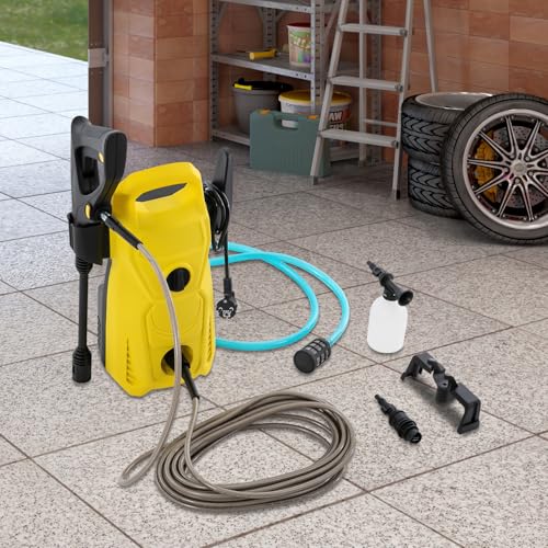 Tragbarer Elektrischer Hochdruckreiniger Hochleistungsreiniger für die Reinigung von Autos Böden Geländern 4.8A 3000W 2800PRM 30 * 24 * 41cm Tragbarer Elektrischer Hochdruckreiniger Hochleistungsreiniger für die Reinigung von Autos Böden Geländern 4.8A 3000W 2800PRM 30 * 24 * 41cm von SAUADY