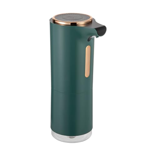 Wiederaufladbarer Elektrischer Seifenspender mit Sensor Infrarot für Küchendusche 10.15 * 7.44 * 19.7CM Grün Kapazität der Seifenflasche: 250ml von SAUADY