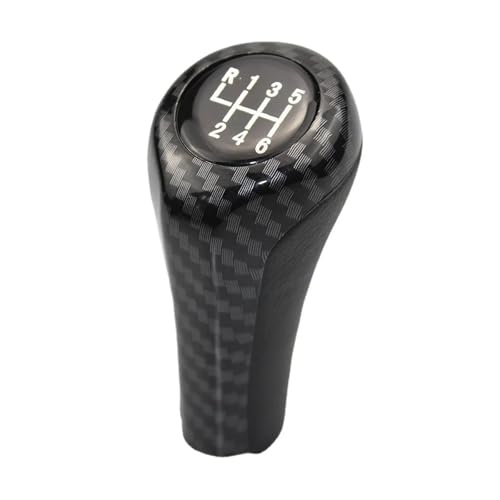 Auto Shifter Adapter Für 1 3 5 6 Serie E30 E32 E34 E36 E38 E39 E46 E53 E60 E63 E83 E84 E90 E91 Auto 5 6 Gang Schalthebel Schaltknauf Schaltknauf Knauf(Carbon-6 Speed) von SAUANMNKTP