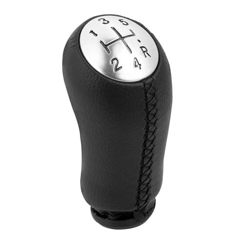 Auto Shifter Adapter Für CLIO Für MK3 3 III Für MEGANE Für MK2 Für SCENIC Für MK2 5 Geschwindigkeit Schaltknauf Stick Kopf Auto Schalthebel Griff 17mm Schaltknauf Knauf(Matte-Black) von SAUANMNKTP