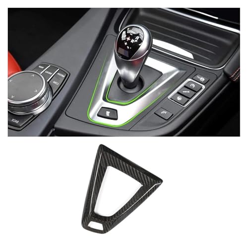 Center Console Panel Dekoration Für M3 Für F80 Für M4 Für F82 Für F83 RHD Carbon Fiber Car Center Konsole Schaltknauf Panel Abdeckung Rechts Fahrer Panel Control Frame Trim(Black-RHD) von SAUANMNKTP