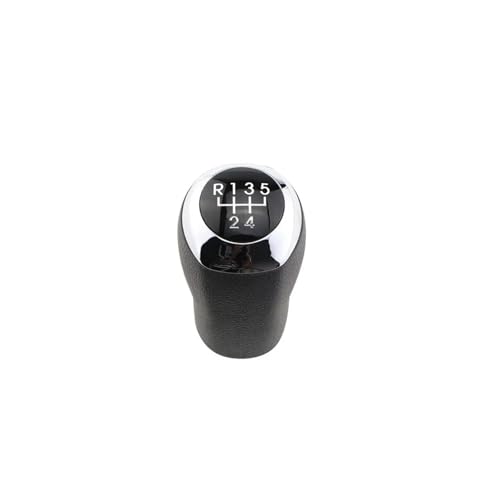 SAUANMNKTP Auto Shifter Adapter Für Hyundai Für Elantra Für GT Für Accent Für Solaris Für Avante Für MD Für MT 5/6 Geschwindigkeit Hebel Stick Griff Zubehör Auto Schaltknauf(5speed Glossy sliver) von SAUANMNKTP