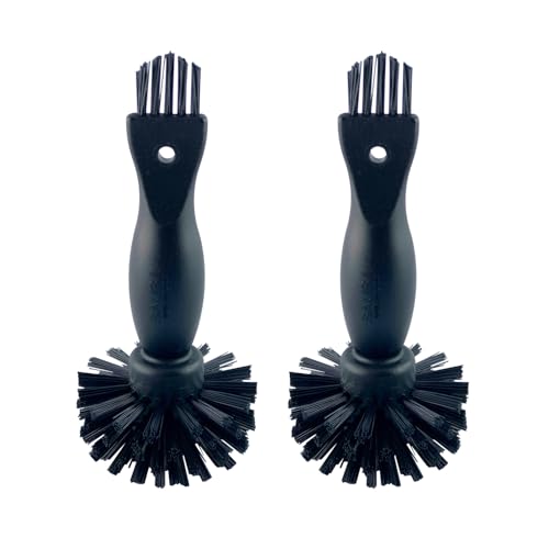SAUBA Siebträgerbürste SIBA schwarz | 2er Pack Barista Pinsel | Barista Zubehör zum Reinigen von Pulverresten | passgenau für Siebträger von E61 Maschinen SAUBA Siebträgerbürste SIBA schwarz | 2er Pack Barista Pinsel | Barista Zubehör zum Reinigen von Pulverresten | passgenau für Siebträger von E61 Maschinen von SAUBA