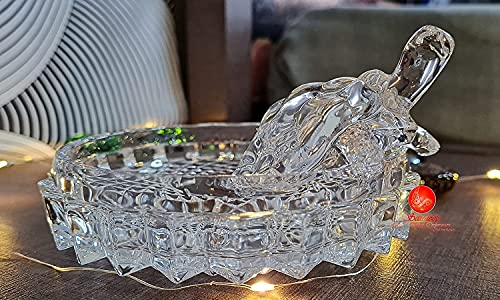 SAUDEEP INDIA Vastu Feng Shui Kristall Schildkröte Schildkröte mit Platte für Glück Feng Shui Schildkröte Schildkröte (Export Qualität) von SAUDEEP INDIA