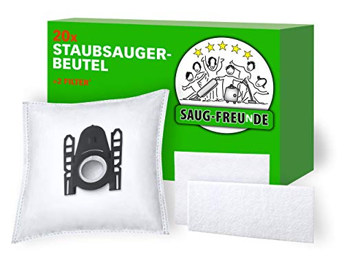 SAUG-FREUnDE - 20x Staubsaugerbeutel kompatibel für SIEMENS Z 5.0 Baureihe Z5.0, Q 8.0 Baureihe Q8.0, Z 6.0 Baureihe Z6.0, Z 7.0 Baureihe Z7.0, iQ 300 Baureihe (SI3) von SAUG-FREUnDE