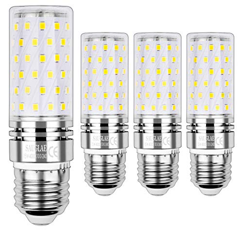 SAUGLAE E27 Led Mais Leuchtmittel 15W, Entspricht 120W Glühbirnen, 4000K Neutralweiß, 1700lm, Edison Schraube Led Birne, 4-Pack von SAUGLAE