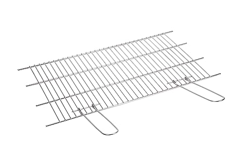 Sauvic 02750-Grillorst mit Klappgriffe, aus 304 Edelstahl, Maßschneidbar von 62,5 bis 72,5cm. x 40 cm. von Sauvic