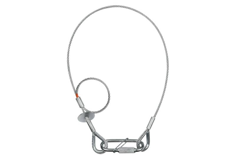 SAVEKING Saveking Safety Cable 4 mm - BGV-C1 WLL: 40 kg - 60 cm - Silber Drahtseil von SAVEKING