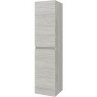 Savinidue - Abgehängte Badezimmersäule graue Eiche mit zwei Türen von SAVINIDUE