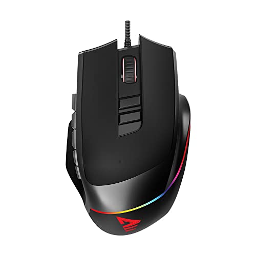 SAVIO Gaming Mouse with Cable RGB Valiant - Gaming Mouse - PC Mouse for Gamers - Mouse Gaming - Gaming Mice for PC - Computer Mouse with Pixart PMW 3327 Sensor SAVIO Gaming Mouse with Cable RGB Valiant - Gaming Mouse - PC Mouse for Gamers - Mouse Gaming - Gaming Mice for PC - Computer Mouse with Pixart PMW 3327 Sensor von SAVIO