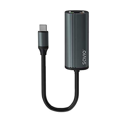 SAVIO LAN Adapter - Ethernet Adapter - USB Netzwerkadapter - USB C LAN Adapter - RJ45 Adapter - Adapter USB C 3.1 - LAN USB Adapter - LAN Kabel Adapter - USB C Ethernet - USB C Netzwerkadapter SAVIO LAN Adapter - Ethernet Adapter - USB Netzwerkadapter - USB C LAN Adapter - RJ45 Adapter - Adapter USB C 3.1 - LAN USB Adapter - LAN Kabel Adapter - USB C Ethernet - USB C Netzwerkadapter von SAVIO