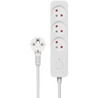 Berspannungsschutz 3er Steckdosenleiste 1,5m weiß LZ-07 3 Steckdosen ac Typ f 1,5 m Weiß - Savio von SAVIO