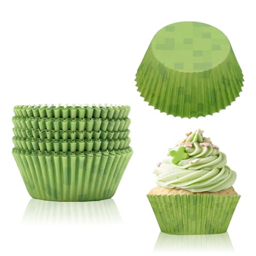 300stk Pixel-Cupcake-Förmchen, Muffin-Hüllen im Pixelspiel-Design Cupcake-Halter-Wrapper Grüne Backförmchen für Babyparty Hochzeit Junggesellinnenabschied Geburtstagsdekorationen Partyzubehör 300stk Pixel-Cupcake-Förmchen, Muffin-Hüllen im Pixelspiel-Design Cupcake-Halter-Wrapper Grüne Backförmchen für Babyparty Hochzeit Junggesellinnenabschied Geburtstagsdekorationen Partyzubehör von SAVITA