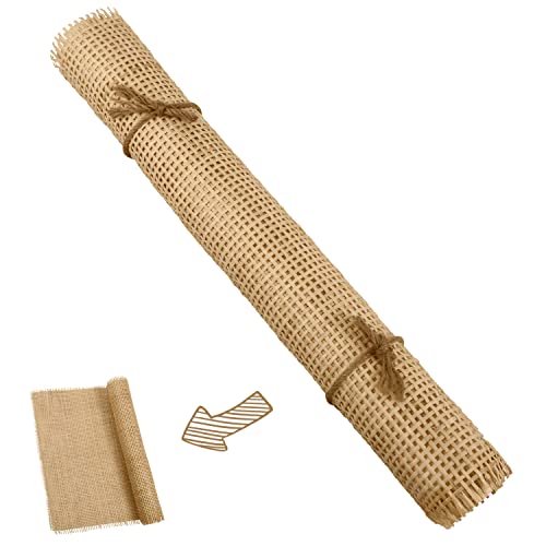 Cane Webbing Rattan Roll, 1x0,45m Gewebtes Offenes Rattan Geflecht Natürliches Rattan Gurtband für Caning-Projekte Quadratisch Hohl Rattan Webbing für Heimwerker Schrank Stuhl Möbel von SAVITA