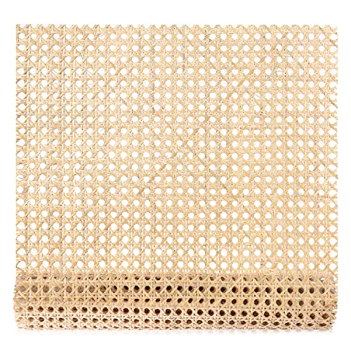 Cane Webbing Rattan Roll, 1x0,4m Gewebtes Offenes Rattan Geflecht Natürliches Rattan Gurtband für Caning-Projekte Sternanis Breites Rattan Webbing für Heimwerker Schrank Stuhl Möbel von SAVITA