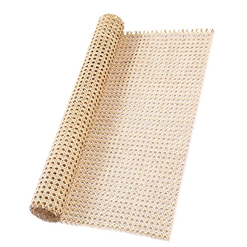 Cane Webbing Rattan Roll, 50cm x 1m Gewebtes Offenes Rattan Geflecht Natürliches Rattan Gurtband für Caning-Projekte Sternanis Breites Rattan Webbing für Heimwerker Schrank Stuhl Möbel von SAVITA