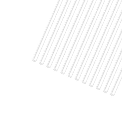 SAVITA 12pcs 12 Zoll Acryl Rundstab Rund Stange Transparent Rundstab Solid Rod für DIY Projekte SAVITA 12pcs 12 Zoll Acryl Rundstab Rund Stange Transparent Rundstab Solid Rod für DIY Projekte von SAVITA