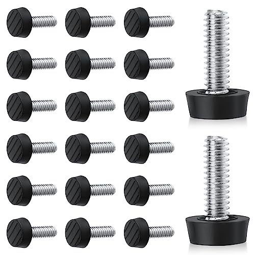 SAVITA 20 Stück Verstellbare Möbelfüße, 6,35 mm-508 mm Verstellbare Möbelnivellierer Verzinkter Stahlgleiter Möbel-Nivellierfüße für Tisch Stuhl Schrank Terrassenmöbelbeine von SAVITA