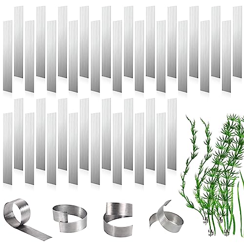 50 Stück Pflanzengewichte Aquarium, biegbar Pflanzenanker Aquarium Übergewichtsverstärkt Metall Wasserpflanzengewichte für Lebende Pflanzen in Aquarien Teichen um EIN Aufschwimmen zu Vermeiden von SAVITA