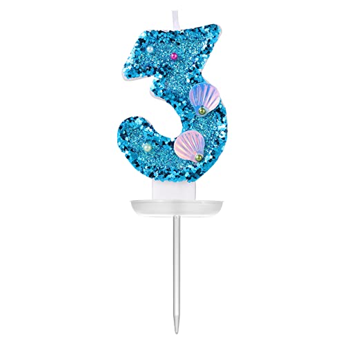 7,5cm Zahlen Geburtstagskerzen für Torte, Blau Muschel Pailletten Zahlenkerzen Glitzer Zahlenkerze Geburtstagskerzen Nummer Cake Topper für Geburtstag Jubiläum Meerjungfrauen Themenparty (3) 7,5cm Zahlen Geburtstagskerzen für Torte, Blau Muschel Pailletten Zahlenkerzen Glitzer Zahlenkerze Geburtstagskerzen Nummer Cake Topper für Geburtstag Jubiläum Meerjungfrauen Themenparty (3) von SAVITA