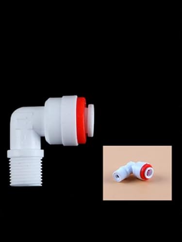 Einweg-RO-Wasser-Rückschlagventil Gerader Winkel 1/4 ' ' 3/8'' Schnellkupplungs-Schlauchrohrverschraubung Wasserfilterteile-E von SAVOKA