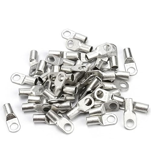 SC- 2,5 4 6 10 16 25 35 50 70 95 120 150 185 Draht Nase Kupferklemmen Batterie Kabelschuhe Schraubenloch M5 M6 M8 M10 M12 M14 M16-SC2.5-6(2.5mm2-M6) von SAVOKA