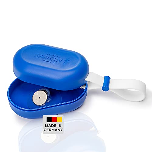 SAVONT Traveler patentierte Seifendose inkl. Jumbo Seifenhalter mit Magnet, Blau von SAVONT