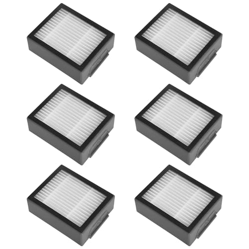 6 Stück Replacement Accessories Compatible with iRobot Roomba E & I Series i7+ E5 E6 I3, Ersatz Zubehör für iRobot Roomba, Staubabsauger Ersatzteile, HEPA Ersatz Filter für IRobot Roomba von SAVOSWEET