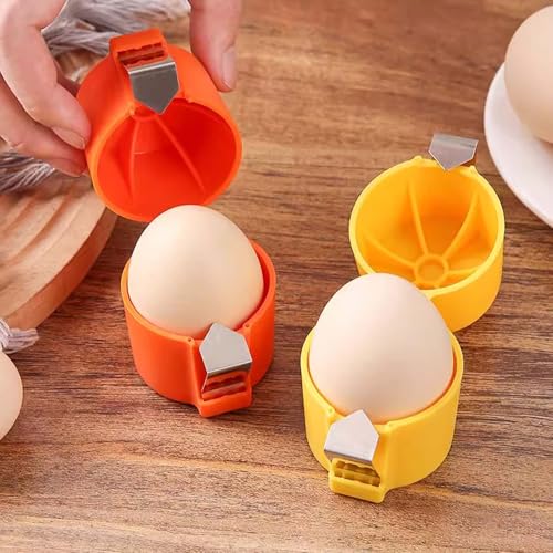 6 Tragbares Eieröffner Werkzeug –Tragbares Eierschalenöffner,Tragbares Eierknacker-Trennwerkzeug,Egg Shell Opener von SAVOSWEET
