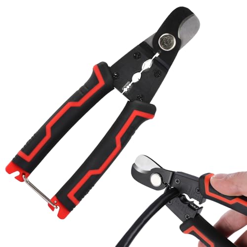 7" 4-in-1 Multi-Function Cable Cutter – Hochwertige Wire Cutters aus High Carbon Steel für Aluminium- und Kupferdrähte – Vielseitige Kabelschneider für elektrische Anwendungen von SAVOSWEET