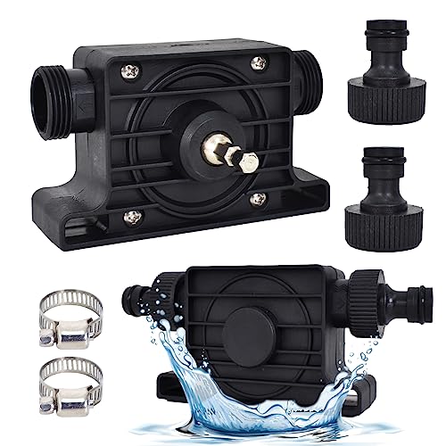 Bohrmaschinenpumpe, Mini Elektrische Bohrpumpe, Mikro Selbstansaugende Pumpe, Selbstansaugende Wassertransferpumpe mit Handbohrantrieb, für Wasser und öltransport von SAVOSWEET